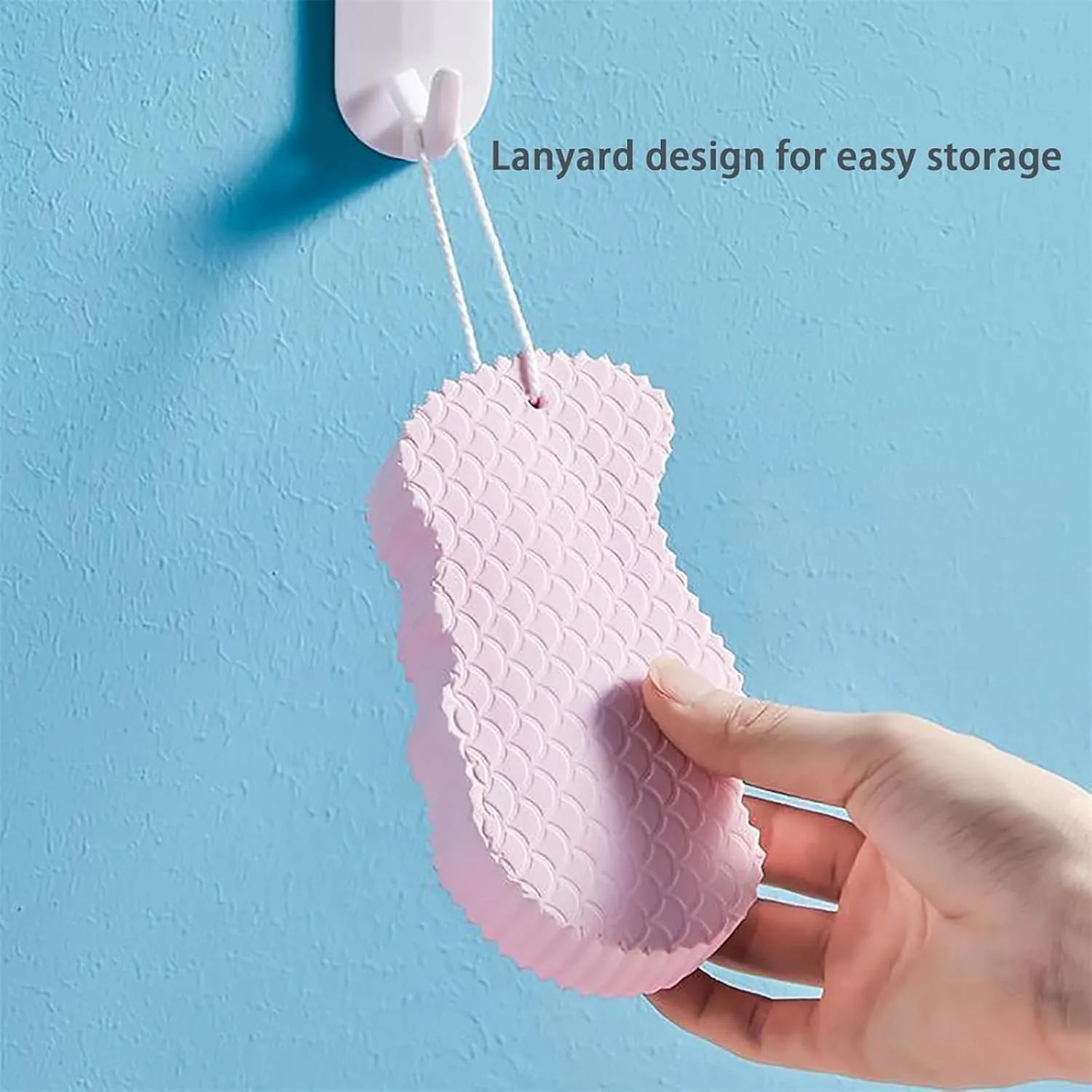 Berosely Skin Sponge, Radiant Skin Exfoliating Bath Sponge, Dead Skin Remover for Body, Super Soft Exfoliating Bath Sponge for Adults Children and Pregnant Women (Set C)