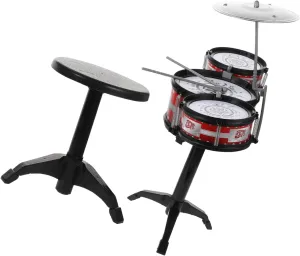 BESPORTBLE 1 Set Musical Drum Kit Assorted Color Educational Present for Develops Music Skills Creativity and Coordination Safe Material for Parties