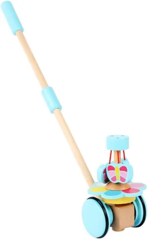 BESPORTBLE 1Pc Creative Cart for Adjustable Trolley for Learning and Walking Non Slip Handle Material Random Color for Fun Playtime Random Color