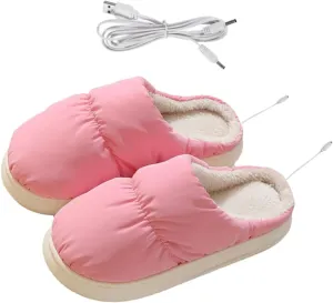 BESPORTBLE Foot Heating Tool and Indoor Files Cold Weather Warm Slippers Shoe with Ankle House Heated Slippers Desk