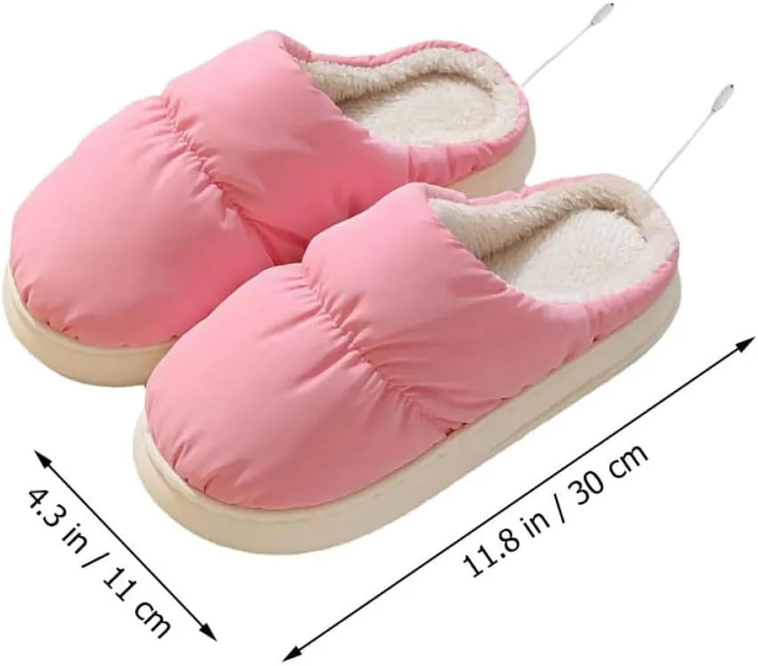 BESPORTBLE Foot Heating Tool and Indoor Files Cold Weather Warm Slippers Shoe with Ankle House Heated Slippers Desk
