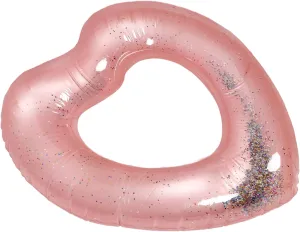 BESPORTBLE Heart Shaped Inflatable Swim Romantic Design for Pool Parties Water Float Toy for Activities and Family Gatherings
