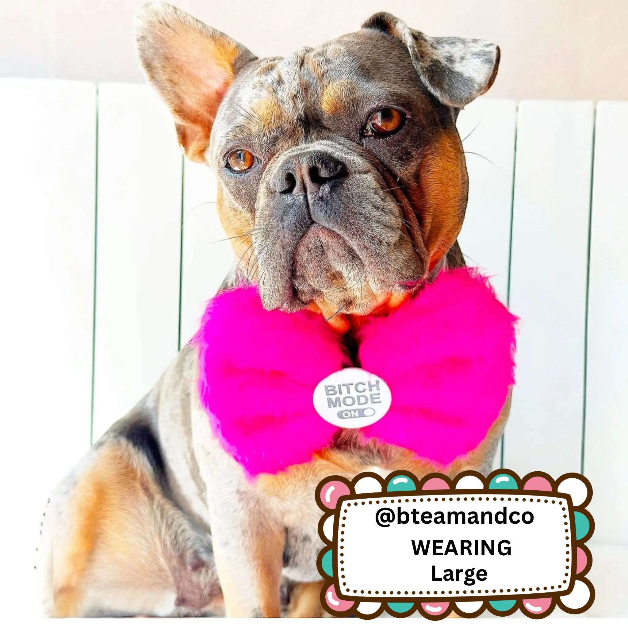 Bitch Mode: ON Badge Bow® Fluffy