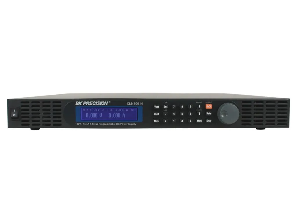 BK Precision XLN10014 Programmable Single-Output High Power DC Power Supply, 100V/14.4A, 1440W