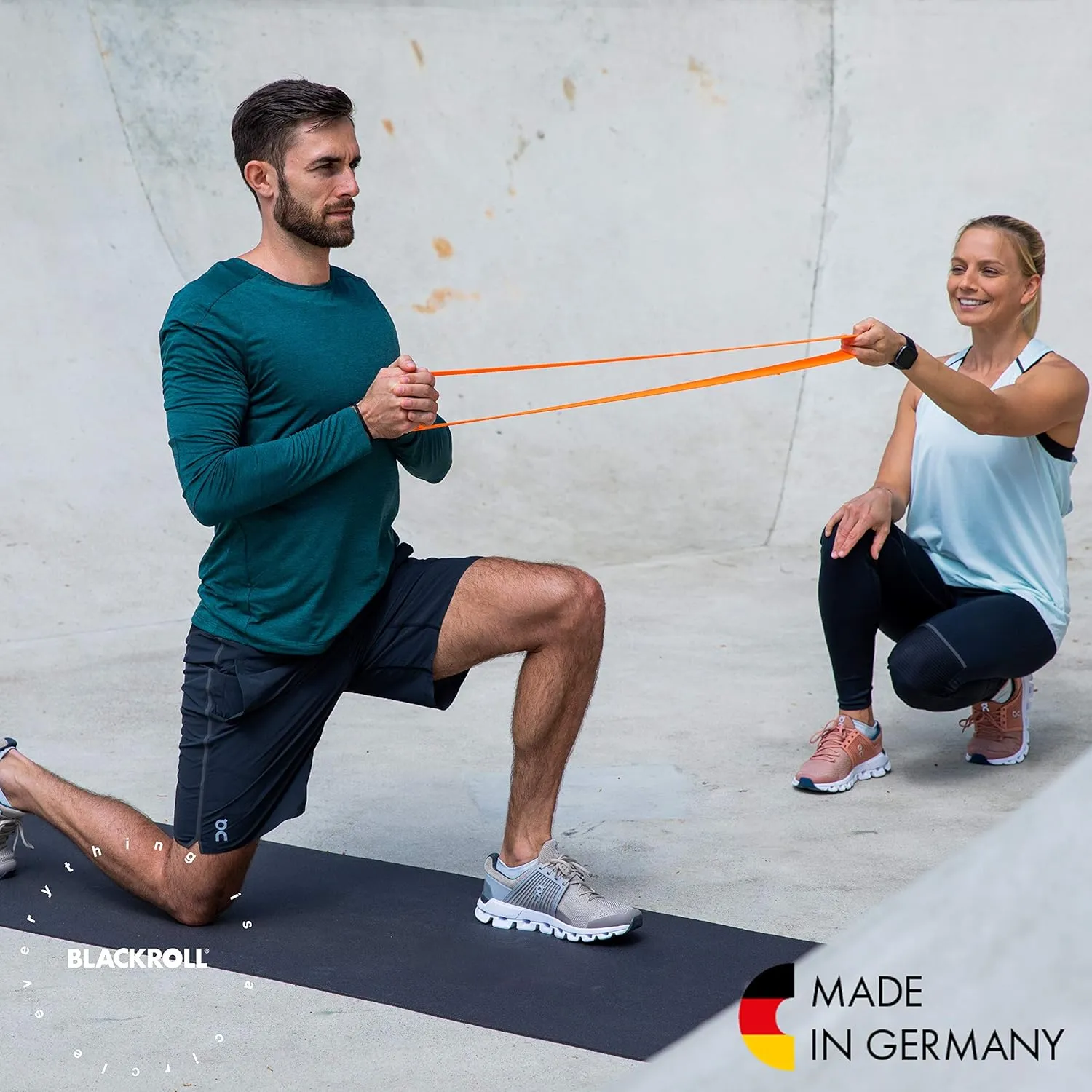 BLACKROLL - Super Band Set, Long Bands for Working Out, Resistance Bands for Legs and Glutes, Workout Bands for Stretching and Exercise, Booty Bands for Home Gym Equipment