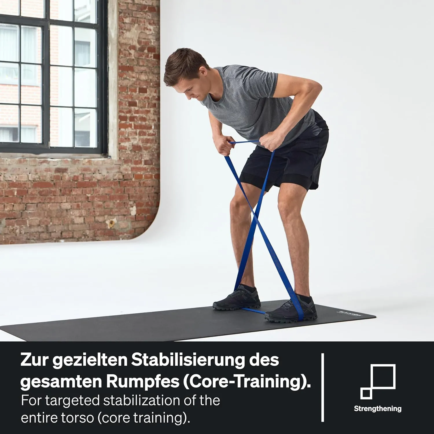BLACKROLL - Super Band Set, Long Bands for Working Out, Resistance Bands for Legs and Glutes, Workout Bands for Stretching and Exercise, Booty Bands for Home Gym Equipment