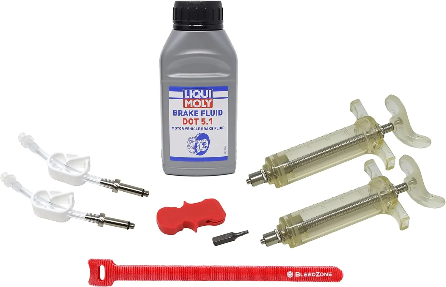 BleedZone - Brake Bleed Kit for Avid, Formula, and Hayes Dominion Hydraulic Brakes