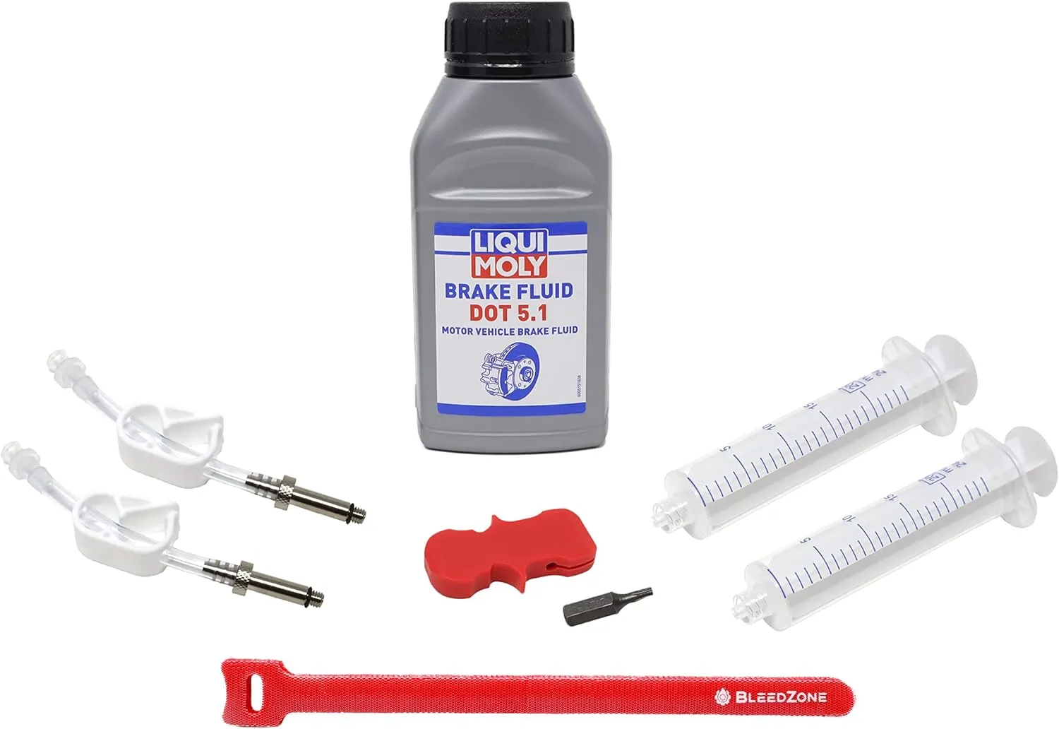 BleedZone - Brake Bleed Kit for Avid, Formula, and Hayes Dominion Hydraulic Brakes