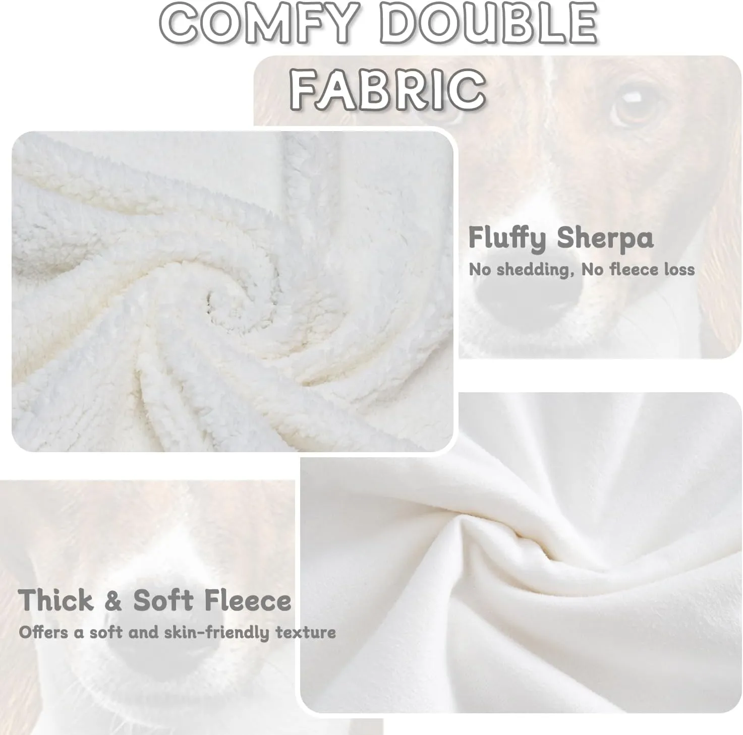 BlessLiving Basenji Throw Soft Blanket Sherpa Fleece Lined Blanket Pet and Dog Lovers Home Throw Blankets (Twin, 60 x 80 Inches)