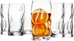 Bormioli Rocco Sorgente 15.5 oz. Cooler Glasses, Set of 6,
