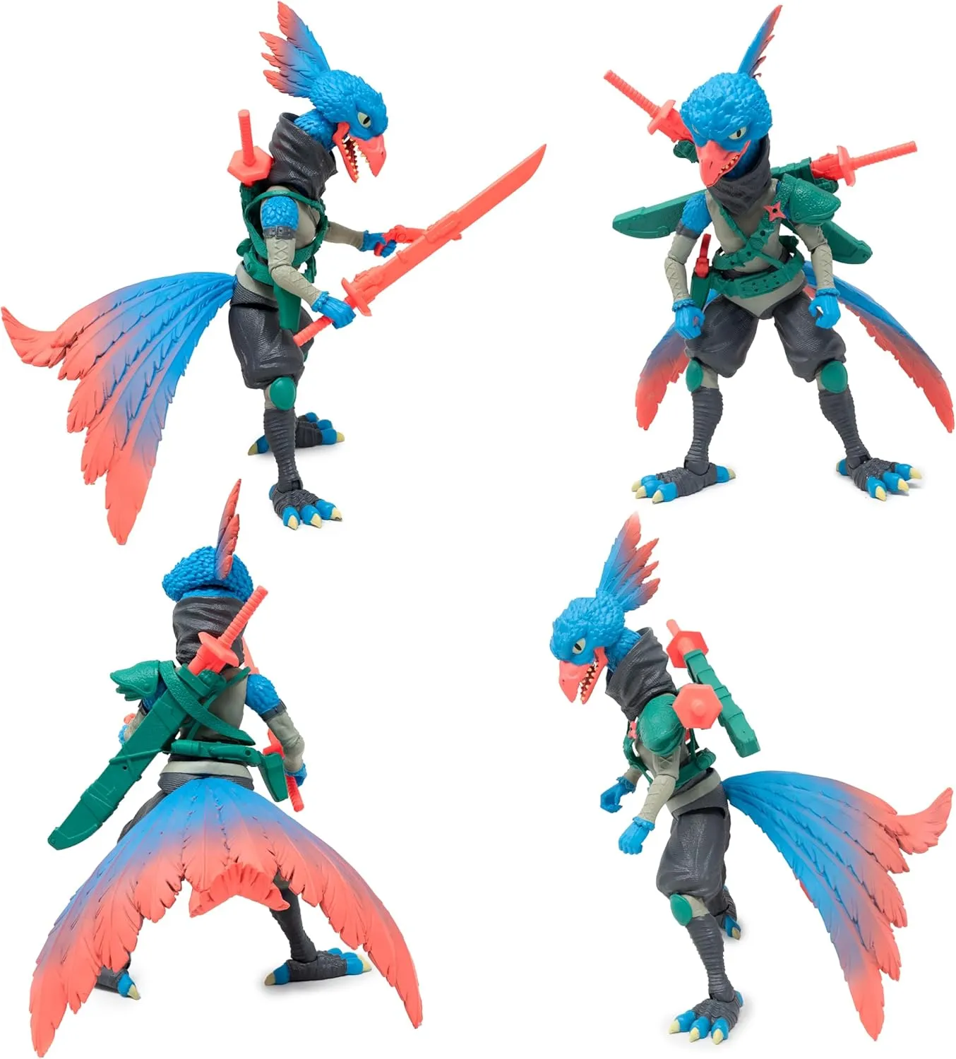 Boss Fight Studio Saurozoic Warrior Pava Pergia Futuristic, Armored Dinosaur Hero – Highly Articulated, Posable Collectible Action Figure with Full Range of Accessories – 6 Inch Scale 1:12, Ages 8 