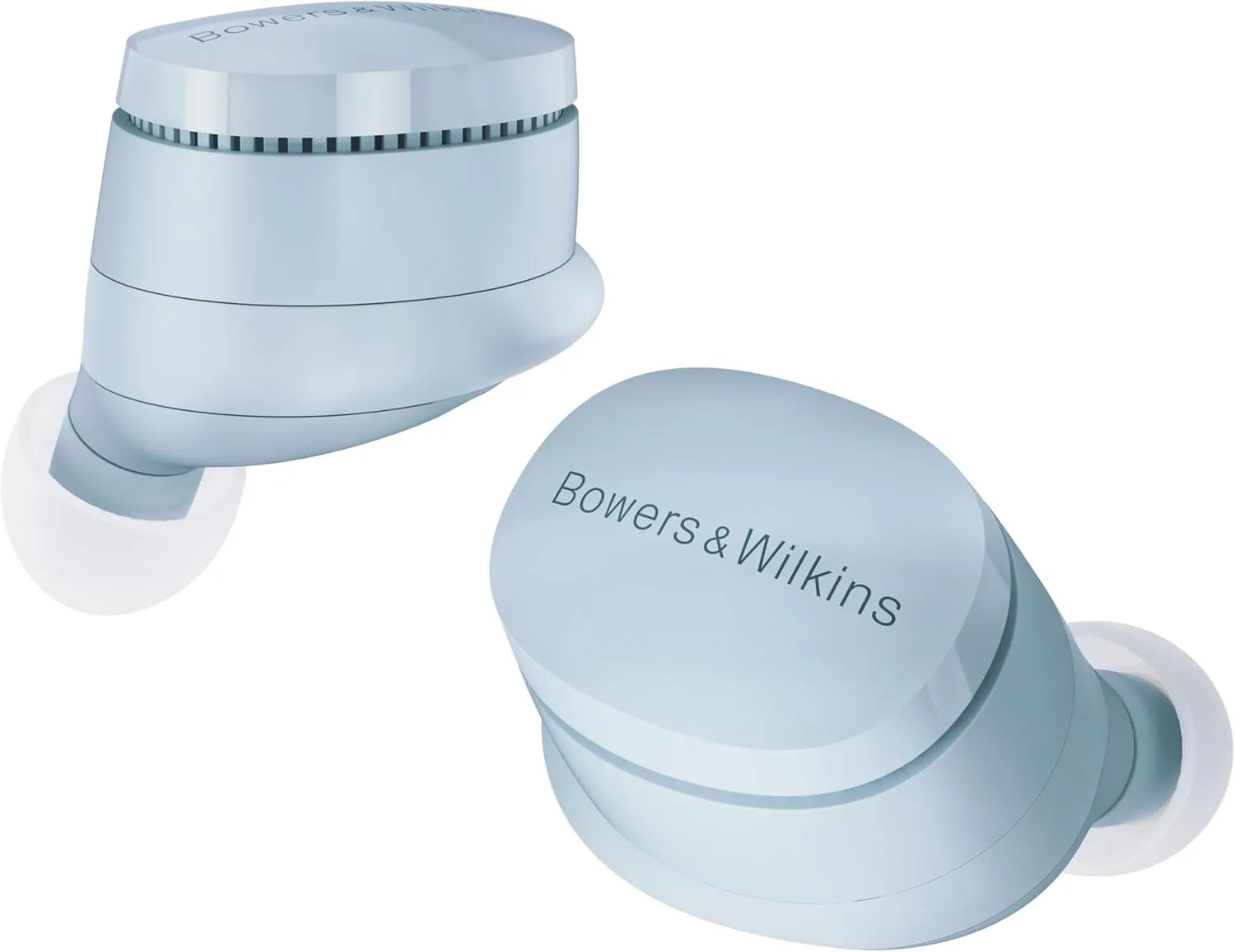Bowers & Wilkins Pi6 Wireless Earbuds (Glacier Blue), in-Ear Bluetooth Earphones with aptX Adaptive & 12mm Drivers, Bespoke Active Noise Cancelling Earbuds, 3 Built-in Mics, 15-Min Quick Charging