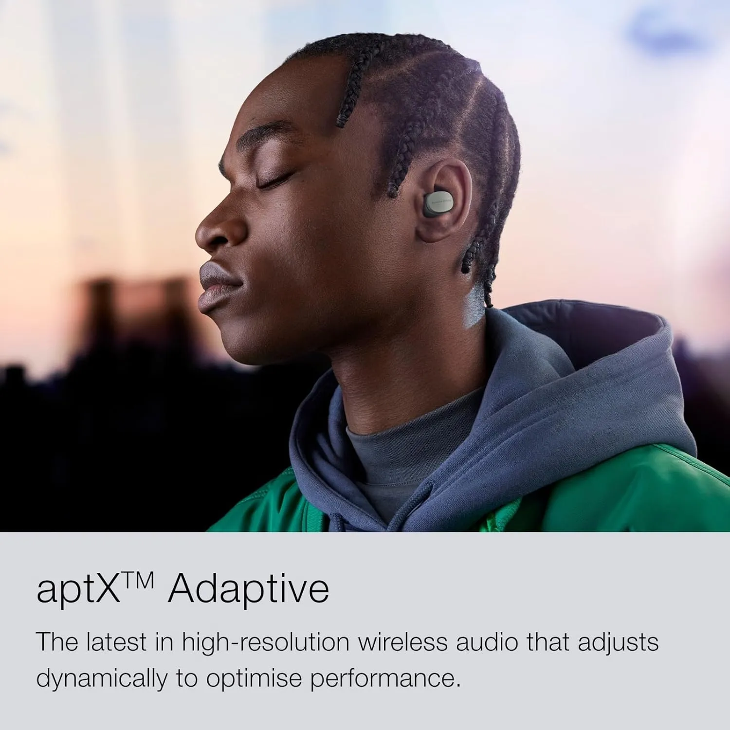 Bowers & Wilkins Pi6 Wireless Earbuds (Glacier Blue), in-Ear Bluetooth Earphones with aptX Adaptive & 12mm Drivers, Bespoke Active Noise Cancelling Earbuds, 3 Built-in Mics, 15-Min Quick Charging