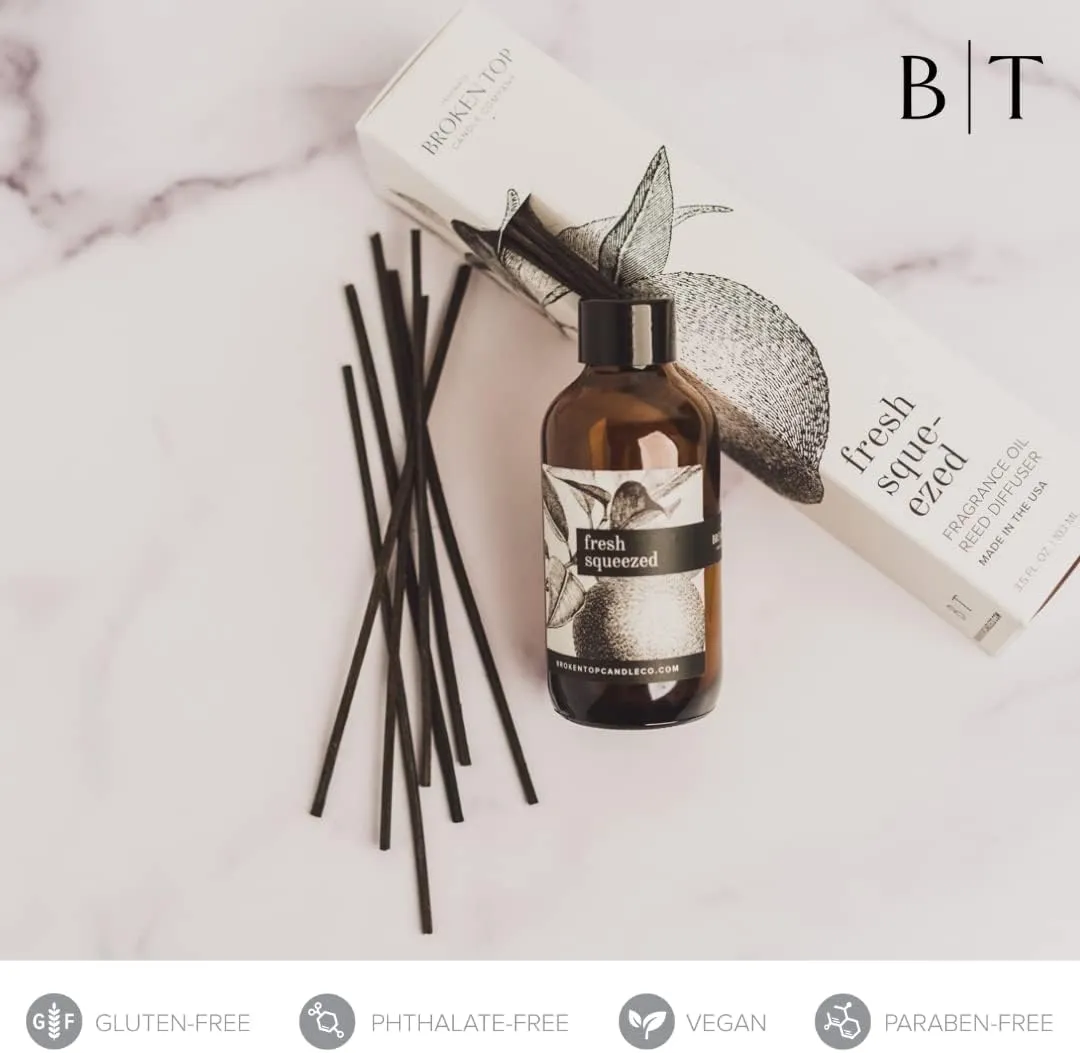 BROKEN TOP Natural Reed Diffuser Set (Fresh Squeezed)