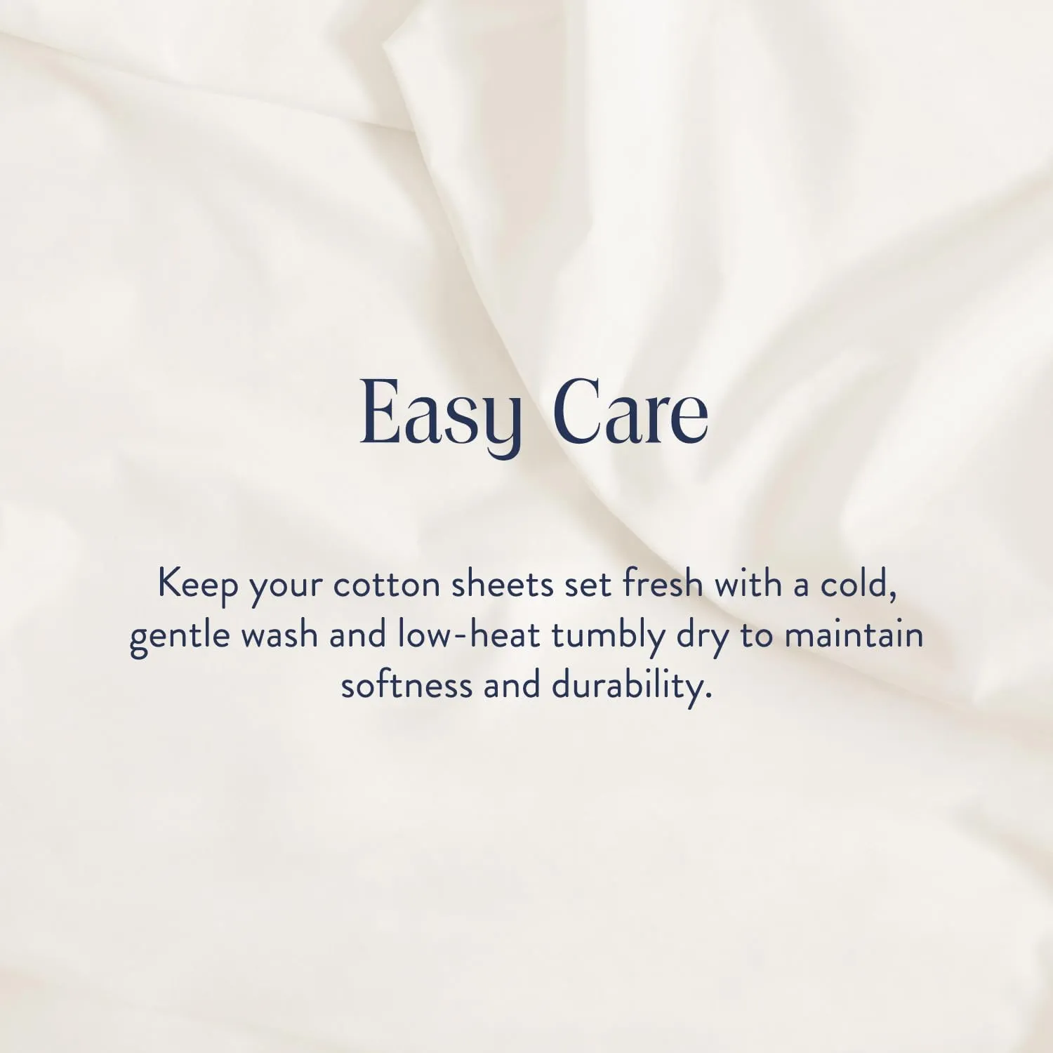 Brooklinen Luxury Sateen 4 Piece King Size Sheets Set in Cream - 100% Cotton Sateen Sheets - 1 Fitted Sheet, 1 Flat Sheet, 2 Pillowcases