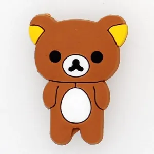 Brown Teddy Bear shoe charm BC