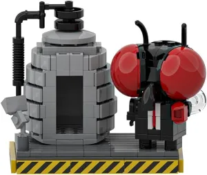 Brundlefly & Transmission Pod Model Building Set for Boys 8-14, Brundle Fly Monster Action Figure Building Kit, Horror Collectible Display for Fans, Creative Birthday Festival Gifts for Kids, Adults