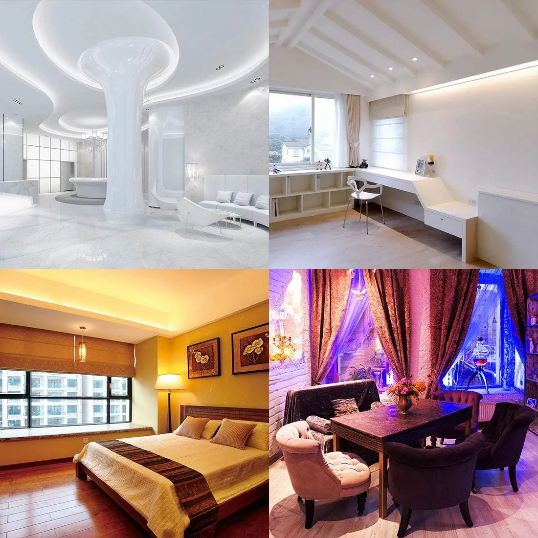 BTF-LIGHTING RGBW RGB Warm White SK6812 (Similar WS2812B) 4 Colors in 1 LED Strip Individually Addressable 16.4ft 60Pixel/m 300LED Light Dream Color IP67 DC5V Black PCB (No Adapter or Controller)