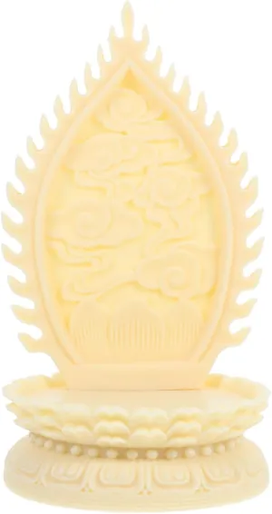 Buddha Statue Display Stand Guanyin Lotus Buddha Sculpture Stand Chinese Furniture Display Base Vase Base for Home Office Decoration Pedestal