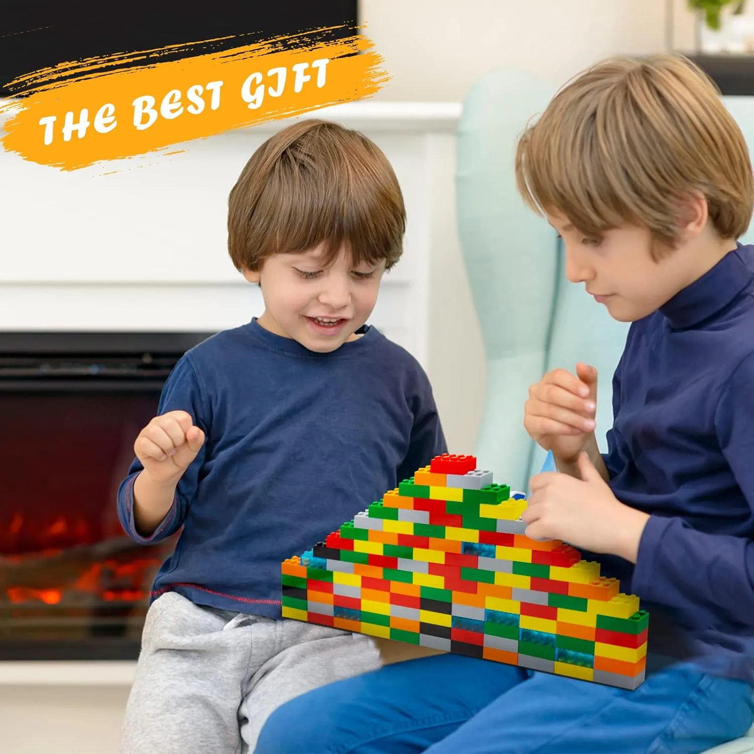 Building Bricks 320 Pieces, Medium Lavender Bricks Bulk Kit, Basic Parts Accessories, Classic Creative Building Blocks Set, Compatible
