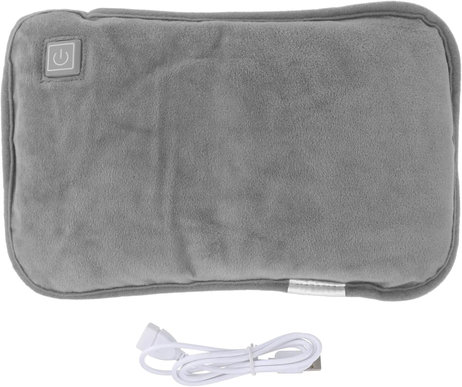 Cabilock Kettle Hot Water Bottle Rechargeable Water Heating Bag Hot Compress Bag Pad Winter Warm Hand Foot Warmer for Cramps Indoor Outdoor Grey Kids Water Bottle