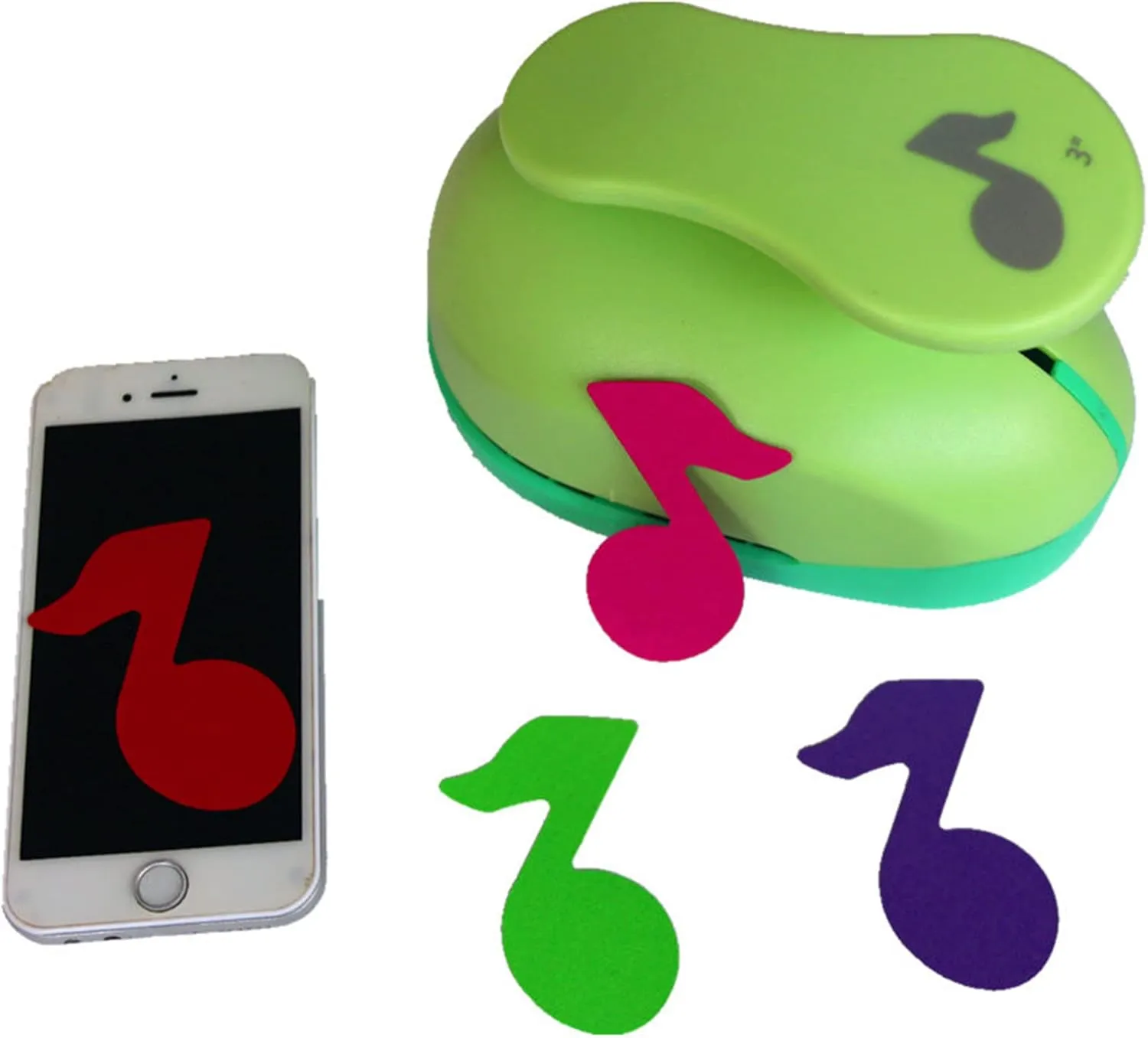 CADY Crafts Punch 3-Inch Paper Punches Craft Punches (Music Symbol)