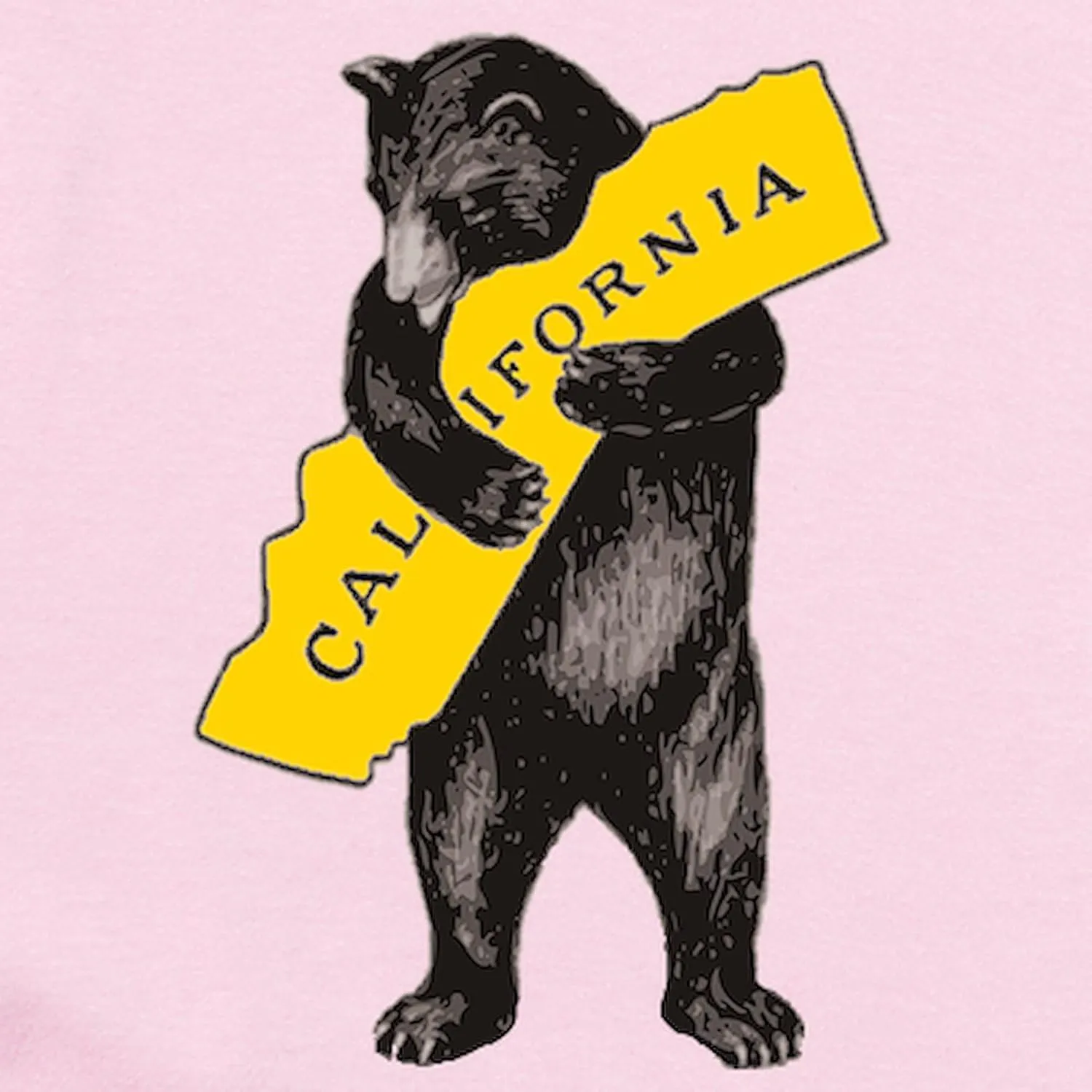 CafePress Vintage California Bear Hug Illustration Body Suit Cute Infant Bodysuit Baby Romper