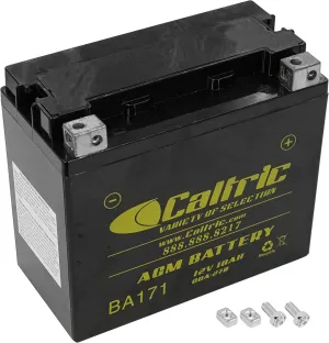 Caltric Agm Battery Compatible with Ski-Doo Mxz X 600 Ho Sdi E-Tec 2009-2011 2014-2016
