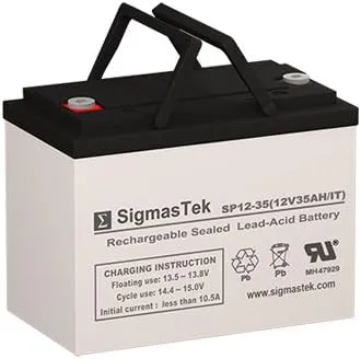 C&D Technologies DCS-33IT Replacement Battery - 12 Volt 35AH IT Terminal by SigmasTek