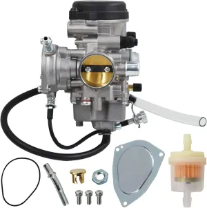 Carburetor Carb Kit Replacement for Yamaha Big Bear Wolverine Kodiak Grizzly 250 350 400 450 YFM ATV