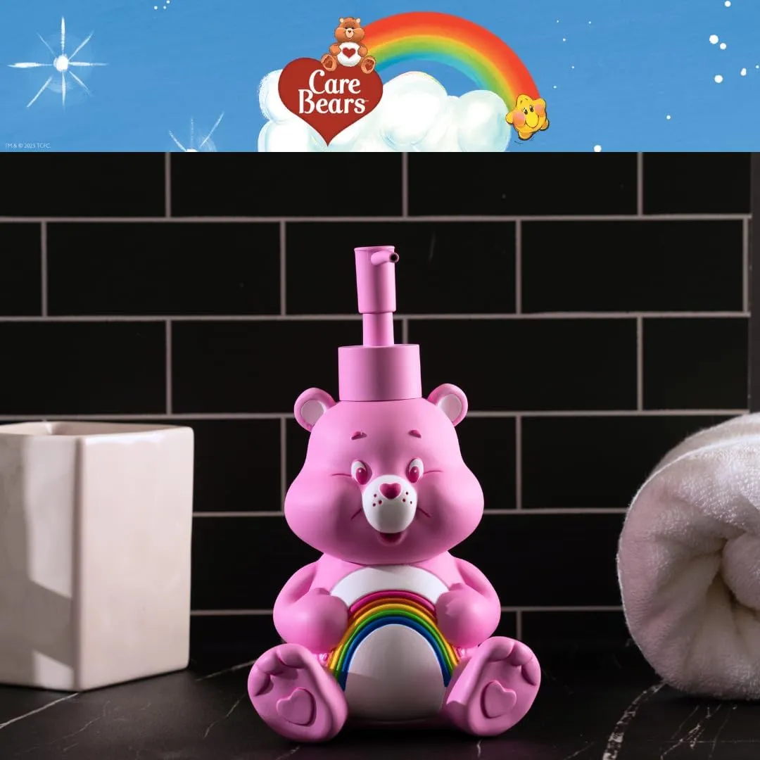 Care Bears Cheer Bear Soap/Lotion/Hand Sanitizer Resin Pump Dispenser, 10.36 Ounces, (Officially Licensed Product) by Franco Collectibles