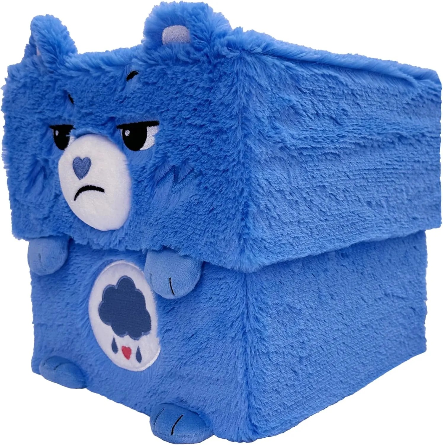 Care Bears: Storables 8" Box - Grumpy Bear - Blue Character Themed Bin, Fabric Storage Container, Opening Top Lid, Holds Toys, Books & More, Licensed