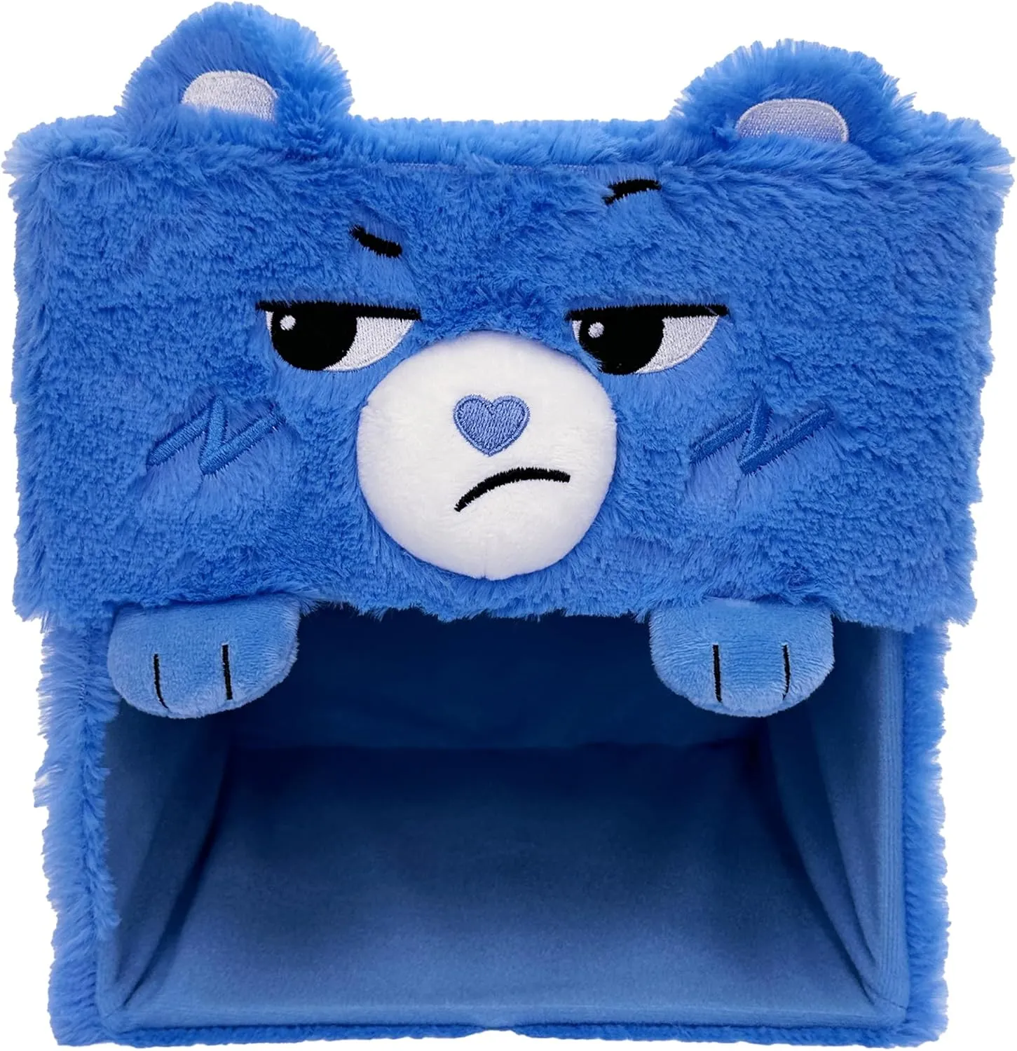 Care Bears: Storables 8" Box - Grumpy Bear - Blue Character Themed Bin, Fabric Storage Container, Opening Top Lid, Holds Toys, Books & More, Licensed