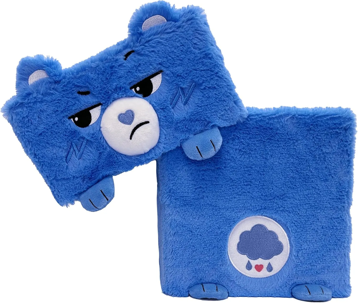 Care Bears: Storables 8" Box - Grumpy Bear - Blue Character Themed Bin, Fabric Storage Container, Opening Top Lid, Holds Toys, Books & More, Licensed