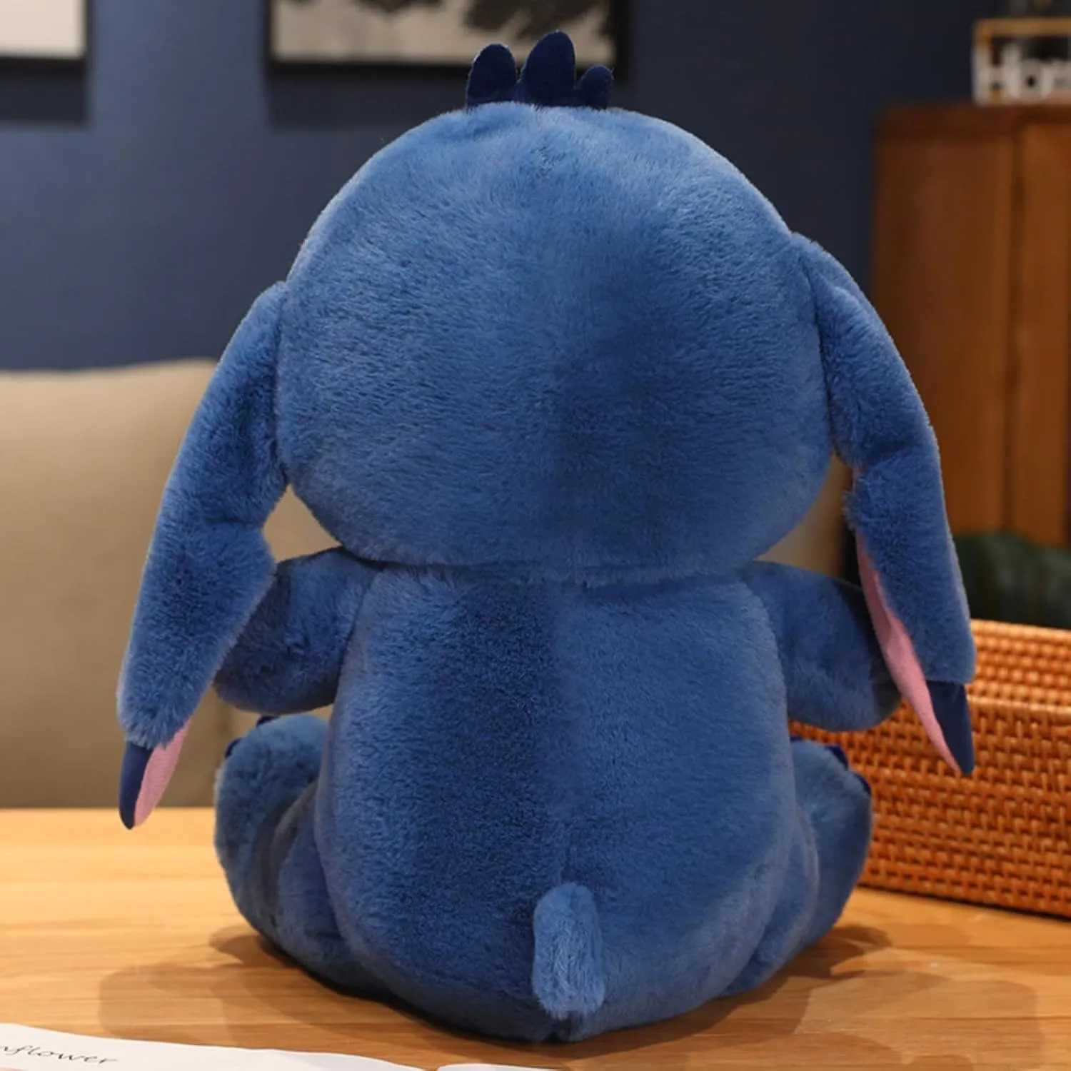 Cartoon Plush Cross-Dressing Teddy Bear Plush Toy, Cute Teddy Bear with Removable Stitchhat (Blue StitchBear, 11 inch / 0.5 lb)