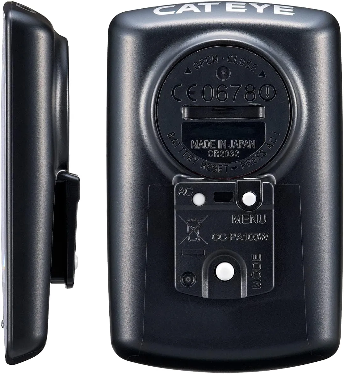 CATEYE Padrone Wireless Bike Computer – Oversized Display Cyclocomputer, Wireless Speedometer & Odometer, FlexTight™ Mount, Auto Start/Stop, Programmable Odometer