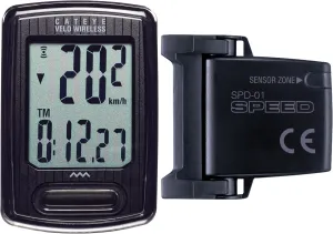 CATEYE Velo Wireless Bike Computer – Analog Speedometer & Odometer with Calorie Tracking, Auto Start/Stop, Programmable Odometer, Waterproof IPX8, Secure Zip-Tie Mount