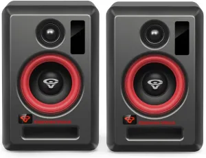 CERWIN-VEGA! Vega-SB Full Range Active Powered 2-Way / 3-Way Studio Monitors Black (VEGA4SB-PR)