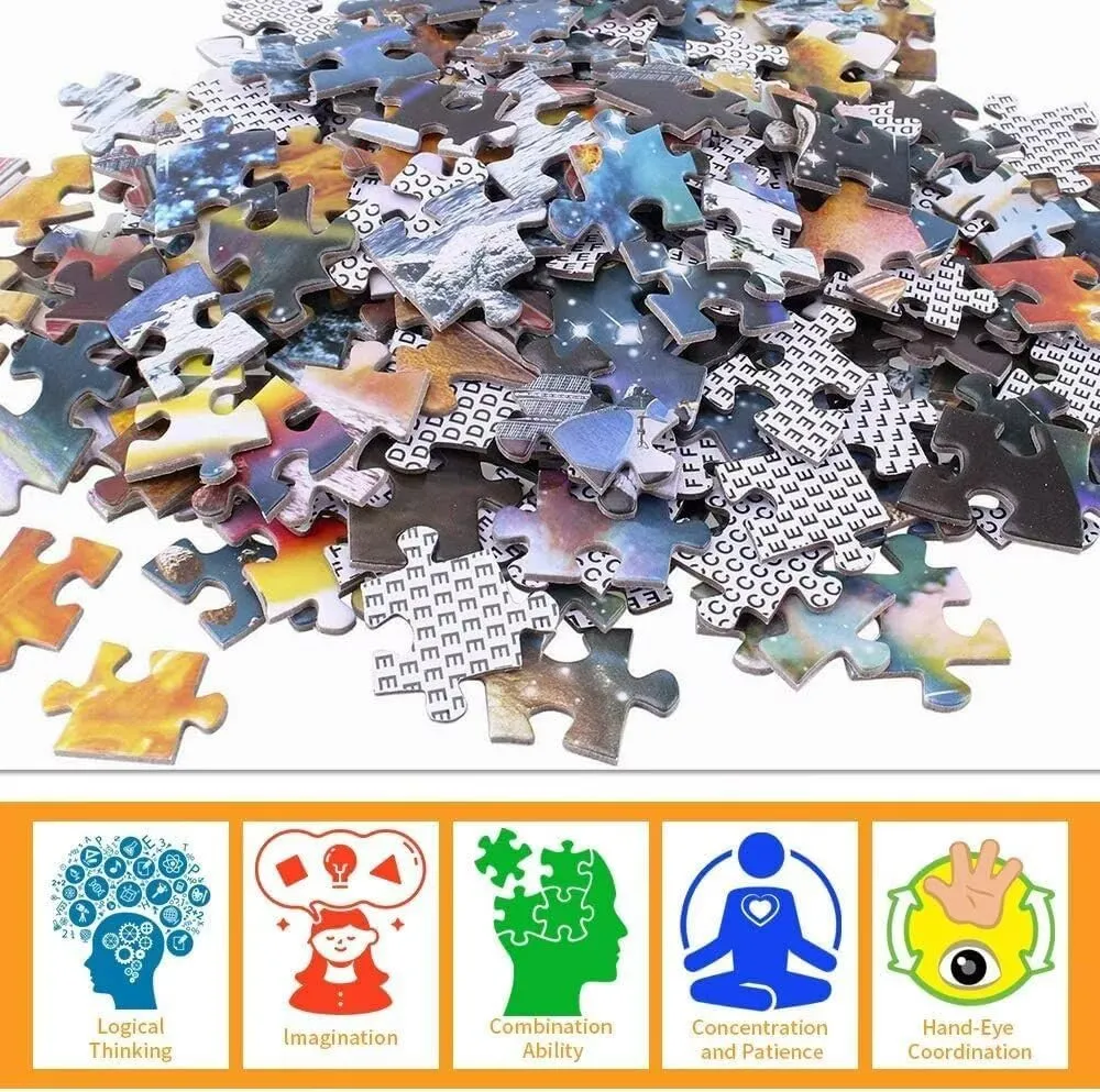 Challenging and Mysterious Jigsaw Game Featuring Deep Sea Anglerfish 500 Piece Puzzle for Adults and Marine Life Enthusiasts Wall Decor and Family Fun Gift