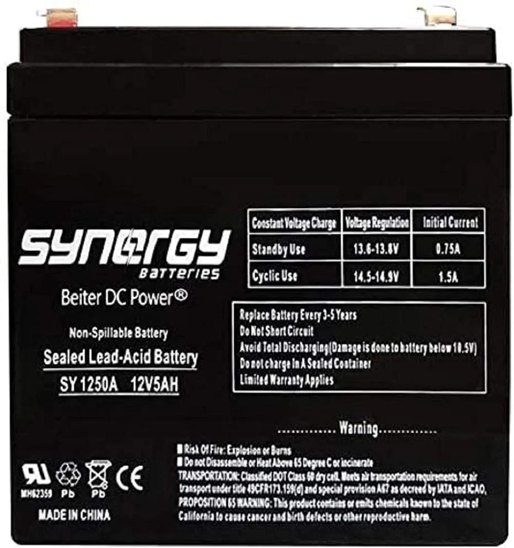 Chamberlain 41A6357-1 Garage Door Battery. Also Fits: Craftsman ¾ HPS Battery Backup Model #54918, Replacement Battery 132B2511, DJW12-4.5,12V5ah Lasts Longer Than Original! Beiter DC Power