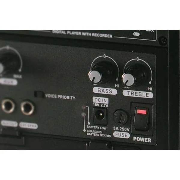 Chiayo Focus Pro 70 Portable PA System with built-in Bluetooth/SD/USB Player Recorder