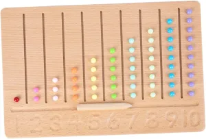 Children's Arithmetic Math Toys Wooden Fine Edges Handmade Toy Develop Cognitive Skills