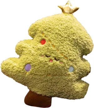 Christmas Dolls Decorations, 1PC Cartoon Christmas Tree Snowman Rabbit Shape Stuffed Animal Plush Doll for Boys and Girls Xmas Decorations Home Office Car Sofa Ornament Christmas Tree