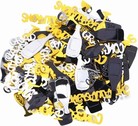 Ciieeo Graduation Confetti Creative Decorative Confetti for Graduation Party Mixed Pattern Per Bag for Celebrations and Party Atmosphere