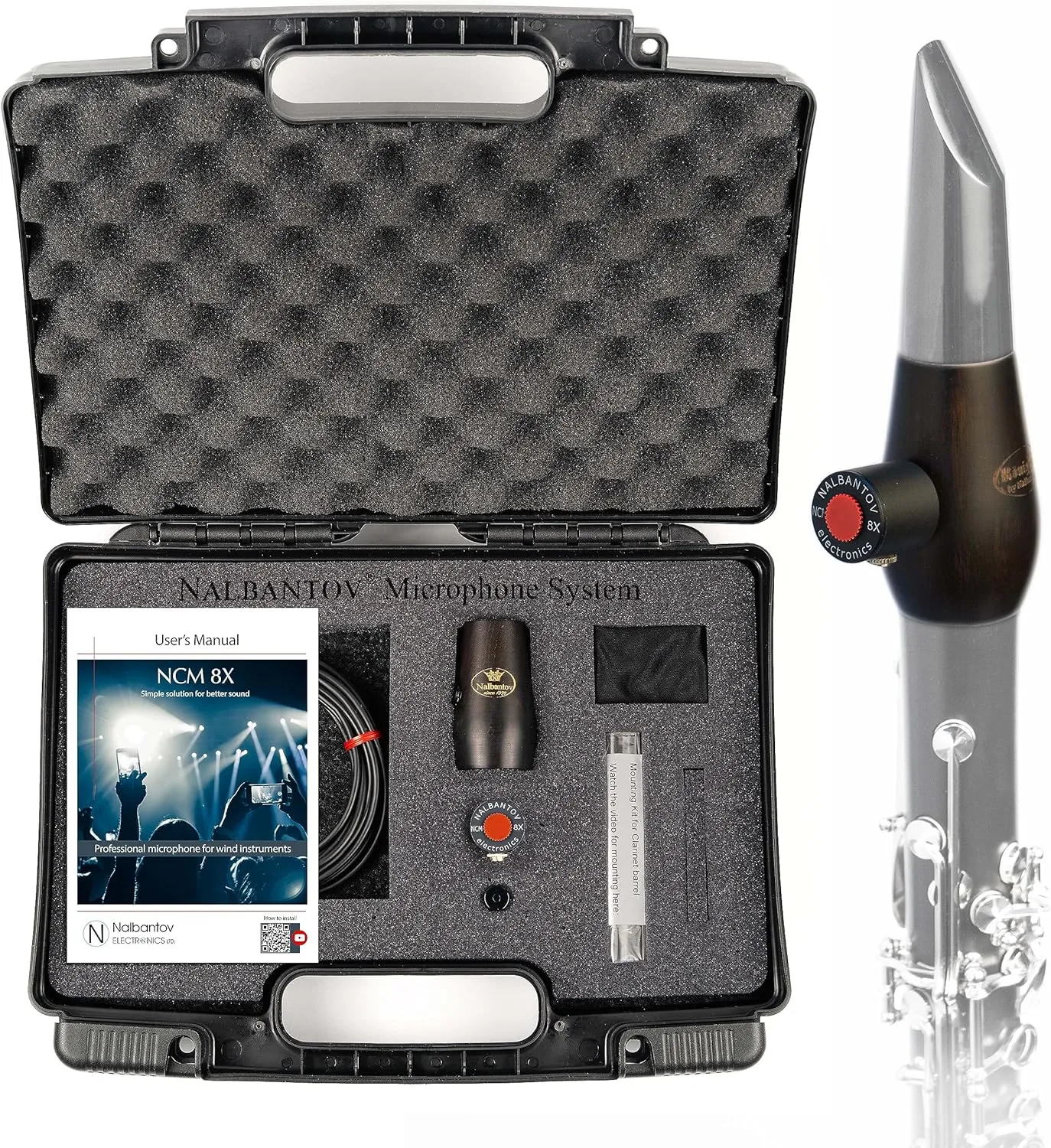 Clarinet Microphone NCM 8X SC Set   NK4 for Buffet Crampon Elite