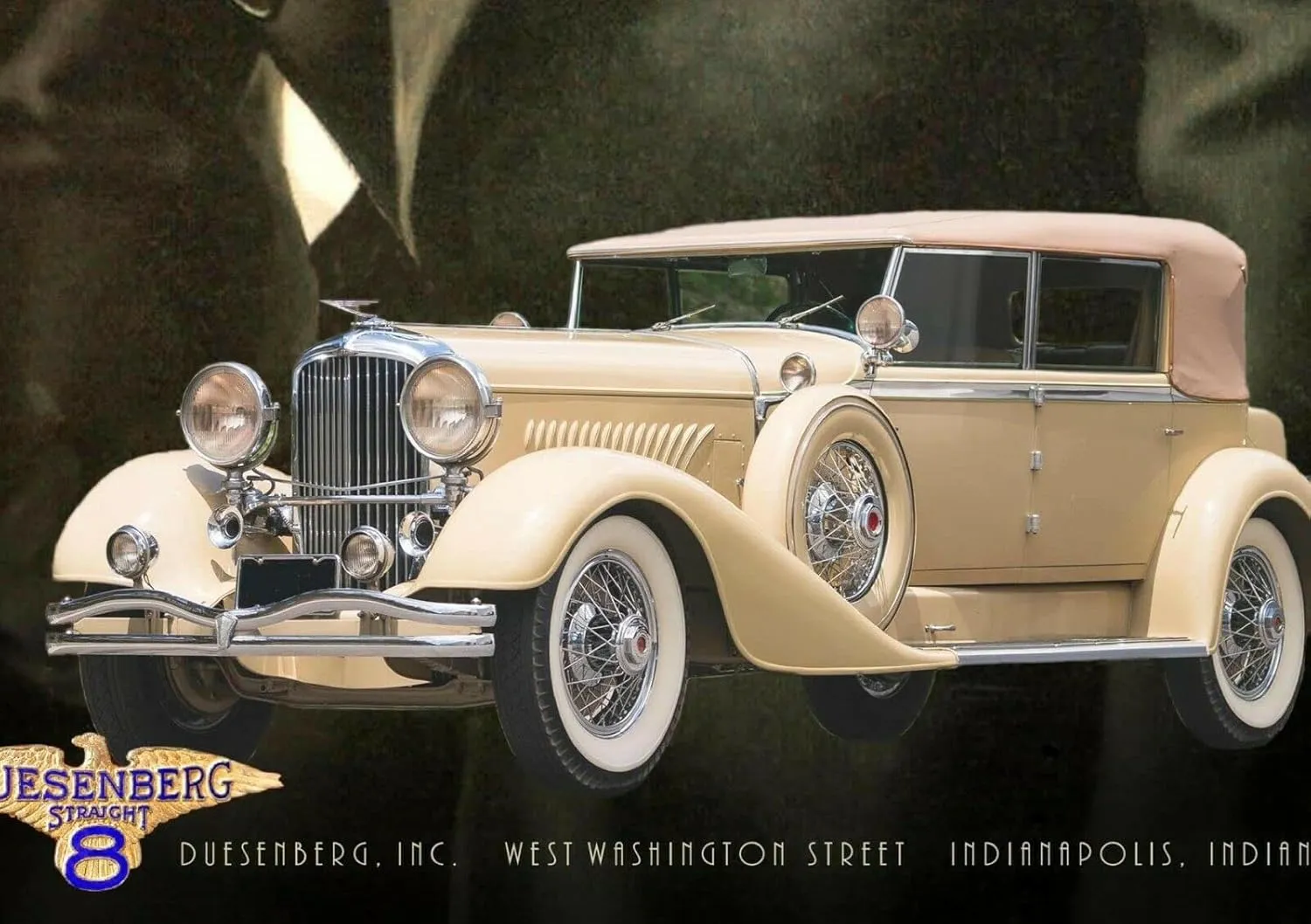 Clark Gable Duesenberg Model J Tamara de Lempicka Poster Art Deco Auto Print 202(SIZE:24 x 36 inches)