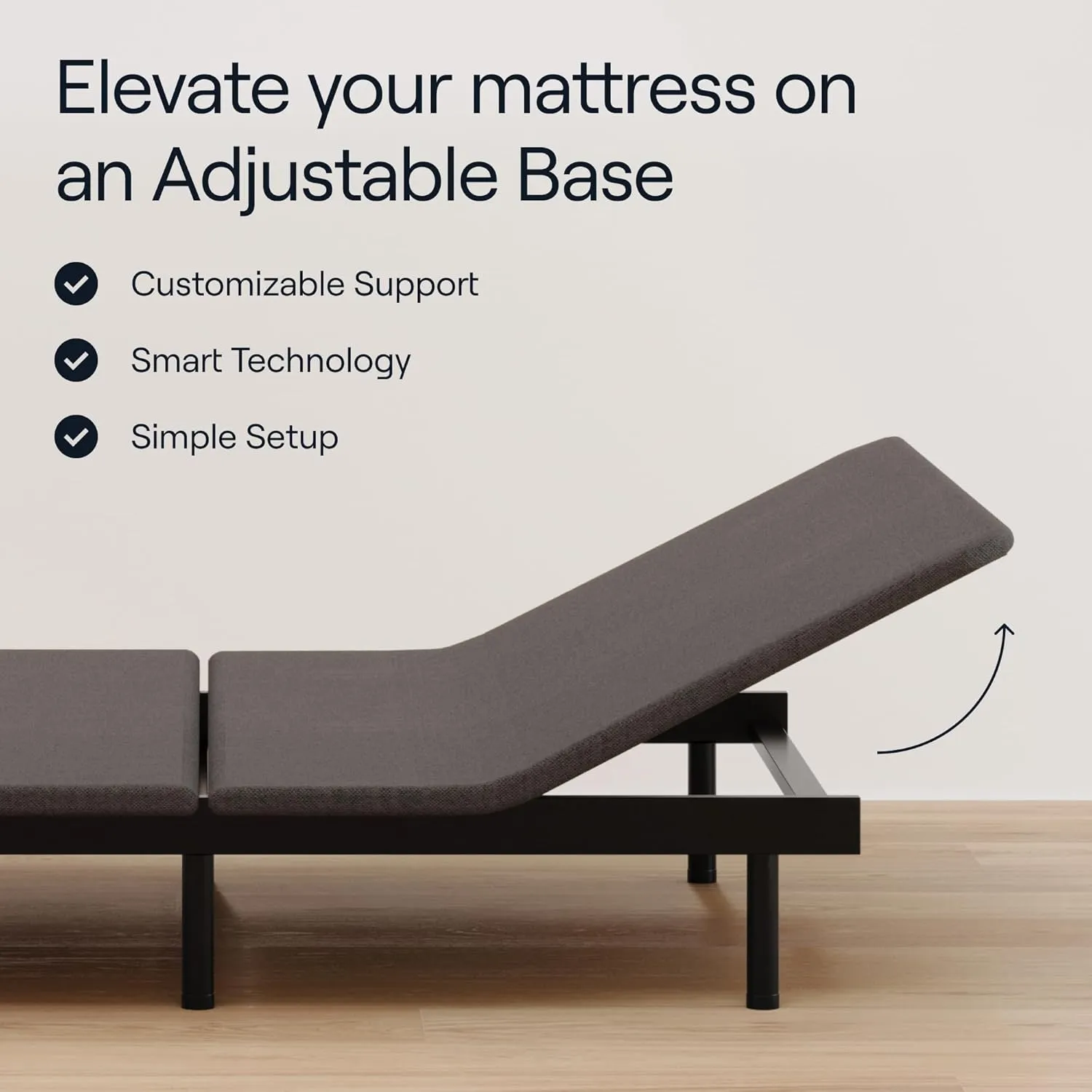 Classic Adjustable Base - Queen - Head & Foot Incline - Wireless Remote with Memory - Easy Set Up - Zero Clearance - Zero Gravity - Durable Frame