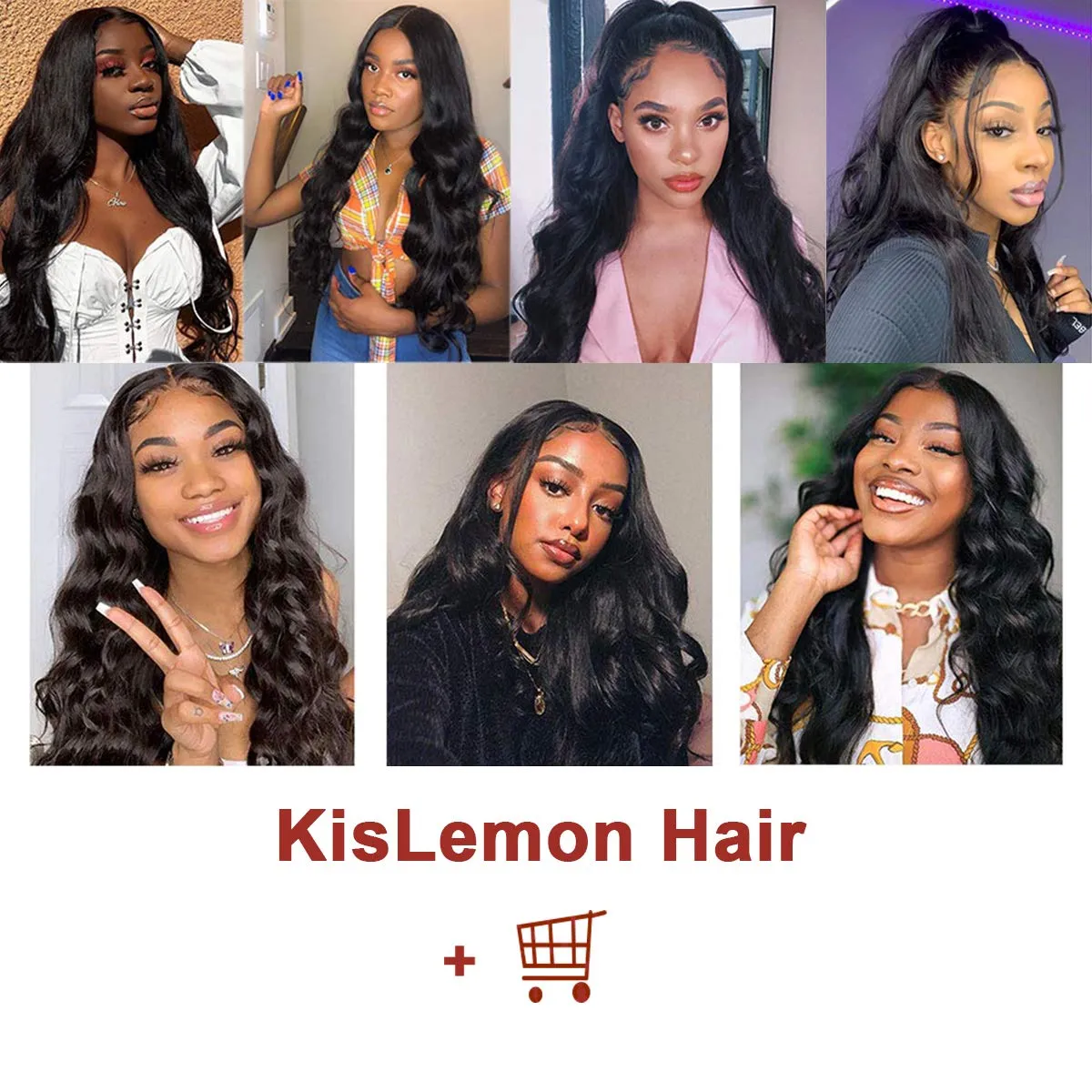 Clip in Hair Extensions Brazilian Body Wave Hair Natural #1B 100% Unprocessed Virgin Human Hair Cheap 8 Pieces/Lot 125g with 16 Clips（14", Body Wave）