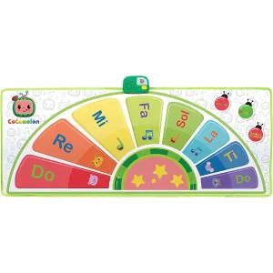 CoComelon Musical Piano Mat 48 Inch Plays Song Clips from Popular Kids Shows - Toys for Kids, Toddlers and Preschoolers