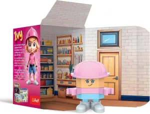Connect Trefl Squad Blocks: Ivy Figure - 5 Blocks of Different Shapes, Creative Toy for Adults and Children from 4 Years Old